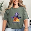 Simply Sage Market Chick Or Treat Watercolor Distressed Garment Dyed Tee - 2 of 4