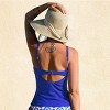 Women's Alluring Ruching Tankini Tops with Wide Straps - Cupshe - 3 of 4