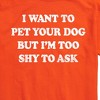 Men's - Instant Message - I Want To Pet Your Dog Short Sleeve Graphic T-Shirt - 2 of 4