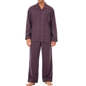 ADR Men's Flannel Pajamas, Soft Cotton Pajamas, Men's Flannel Shirt and Men's Flannel Pajama Pants with Pockets - 1 of 4