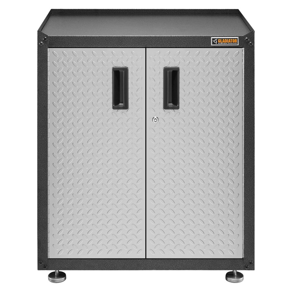 UPC 883049251318 product image for Gladiator Gearbox EZ Ready-To-Assemble Full Door - Black Steel With Silver Doors | upcitemdb.com