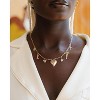 Charm Necklace-14K Gold/Silver Plated Charm Necklace Shell Conch Shell Turtle Starfish Coconut Tree Pearl Necklace Summe Beach Necklaces for Women - 2 of 4