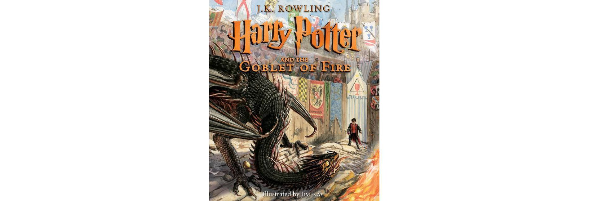 Harry Potter and the Goblet of Fire: The Illustrated Edition - by  J K Rowling (Hardcover)