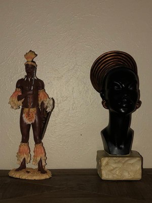 Design Toscano Shaka, The Zulu Warrior King Sculpture : Target