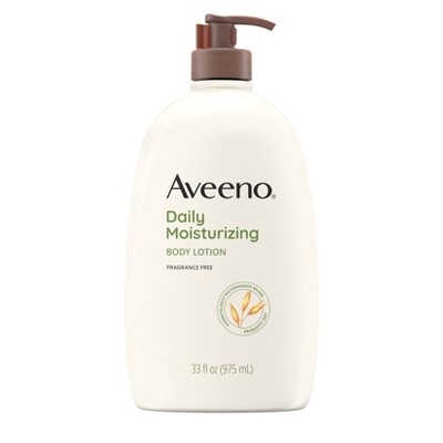 Aveeno Daily Moisture Lotion with Soothing Oats and Rich Emollients - Fragrance Free - 33 fl oz_3