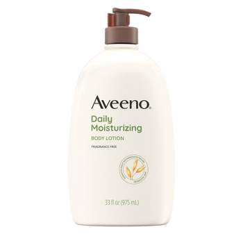 Aveeno Daily Moisture Lotion with Soothing Oats and Rich Emollients - Fragrance Free - 33 fl oz