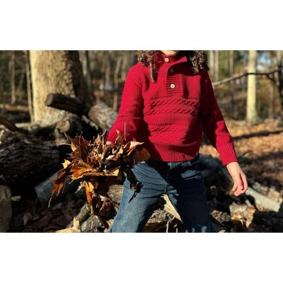 Women's Cable Collared Sweater - ME & HENRY