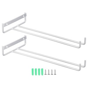 Unique Bargains High-grade Durable Space-saving Wine Glass Rack 2 Set - 1 of 4