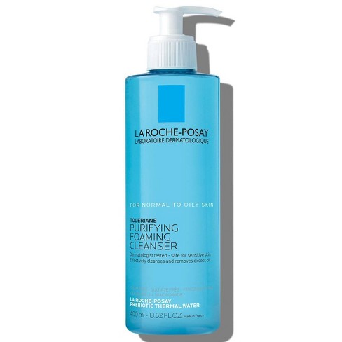 Overflødig Imidlertid lækage La Roche Posay Purifying Foaming Face Wash, Toleriane Purifying Facial  Cleanser For Oily Skin With Niacinamide - 13.52 Fl Oz : Target