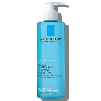 La Roche Posay Purifying Foaming Face Wash, Toleriane Purifying Facial Cleanser for Oily Skin with Niacinamide - 13.52 fl oz