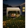 Heavy Duty Pop Up Canopy Tent, Easy Set Up Booth Tents, Waterproof Shelter with UV Protection - 2 of 4