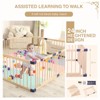 Wooden Baby Playpen, Large Wood Gate Playpen for Babies and Toddlers, Baby Fence Play Yard with Door for Kids Activity Center - 3 of 4