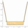 Black Bow Jewelry 14k Yellow Gold Plated Sterling Silver Montreal Canadiens NHL Necklace 18 Inch - image 2 of 4