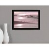 HomeRoots Breakfast On The Beach Black Framed Print Wall Art - 2 of 4