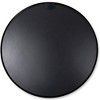 FONTOI 16" Round Bathroom Wall Mirror with Black Metal Frame for Contemporary Living Room Entryway or Bedroom Enhancing Functional Wall Decor, Black - 4 of 4