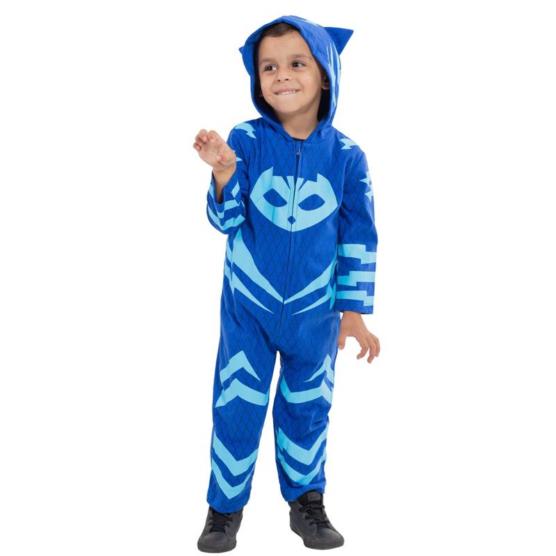 PJ Masks Catboy Zip Up Costume Coverall Toddler, 2 of 8