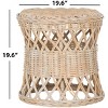 Desta Wicker Round Table - SEA7028A - Natural - Safavieh - 4 of 4