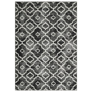Washable Modern Non Slip Living Room Rugs, Soft Low Pile Bedroom Carpet, Stain Resistant Floor Cover for Dining Room - 1 of 4