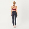 Anna-Kaci Active Women's Sleeveless Wrap Front Crop Top with Deep V-Neckline and Twisted Hem Detail - 4 of 4