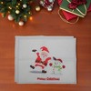Unique Bargains Christmas Place Mats Linen Red White 13 " x 17.7 " 2Pcs - 2 of 4
