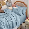 Bedsure Comforter Set – Solid Diamond Pintuck Design Bedding, Elegant and Soft Bed in a Bag for All Seasons - 4 of 4