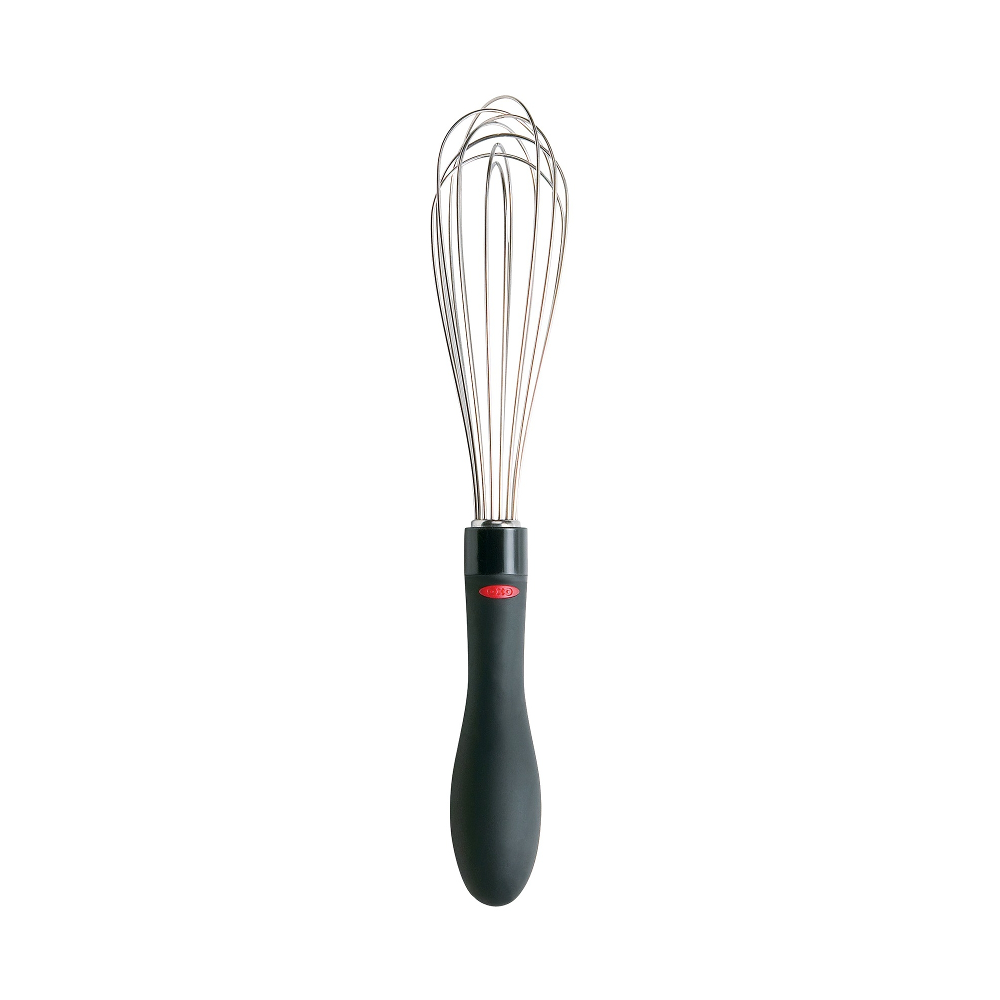 OXO 9" Softworks Whisk: Stainless Steel & Thermoplastic, Dishwasher-Safe Kitchen Tool, Small Balloon Wire Whisk
