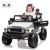 12V Kids Ride on Truck Car, Electric Ride on Toy with Parent Remote Control, Battery Powered Kids Car with Music, LED Lights, Suspension System - 2 of 4