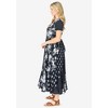 Woman Within Women's Plus Size Mixed Print Maxi Dress - 4 of 4