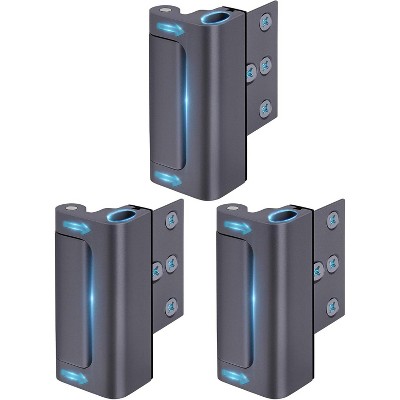 DOMETOUR Home Security Door Reinforcement Lock - Door Locks for Kids Safety for Top Front Inward Swinging Door Guardian