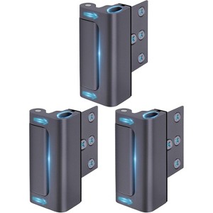 DOMETOUR Home Security Door Reinforcement Lock - Door Locks for Kids Safety for Top Front Inward Swinging Door Guardian - 1 of 4
