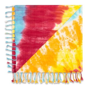 Kafthan Textile Multicolor Cotton Single Bath and Beach Towel - 1 of 4