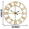 Sorbus Large Wall Clock for Living Room Decor - Numeral Wall Clock for Kitchen - 32-inch Wall Clock Decorative - 3 of 4