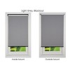 Linen Avenue Cordless Blackout Roller Shade, Dark Gray, Light Gray, and White (Arrives 1/4" Narrower) - 4 of 4