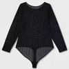 Women's Mesh Long Sleeve Bodysuit - Auden™ - 4 of 4