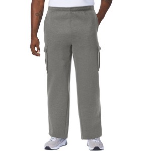 KingSize Fleece Cargo Sweatpants - 1 of 4
