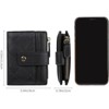 FATMOON Women’s Bifold Leather Wallet with Zip Coin Pocket - Easy to Use Card Holder for Credit Cards, ID, Cash & Coins - 3 of 4