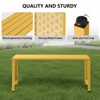 Karl Home | 39.3-Inch Patio Metal Bench - 3 of 4