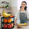 Plate Organizer for Cabinet - Bamboo Kitchen and Bathroom Corner Shelf - Kitchen Cabinet Organizer for Plate, Dish - Corner Cabinet Organizer - 3 of 4