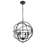 Elegant Lighting Octavia 4 light dark brown Pendant - 3 of 4