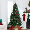 Best Choice Products Premium Spruce Artificial Christmas Tree w/ Easy Assembly, Metal Hinges & Foldable Base - 2 of 4