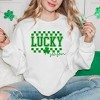 Simply Sage Market Women's Graphic Sweatshirt Lucky Season Checkered - 2 of 3