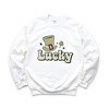 Simply Sage Market Women's Graphic Sweatshirt Lucky Hat - 2 of 4