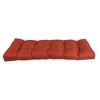 Blazing Needles, 51-inch by 19-inch Tufted Solid Outdoor Spun Polyester Loveseat Cushion - 2 of 3