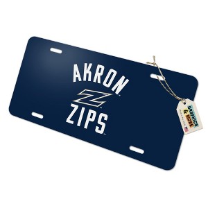University of Akron Zips Logo Novelty Metal Vanity Tag License Plate - 1 of 4
