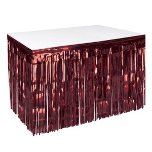 Beistle Pkgd 1-Ply Metallic Table Skirting, 30" x 14', (1/Pkg) - 1 of 4