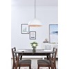 Elegant Lighting Forte 1 light White Pendant - 2 of 4