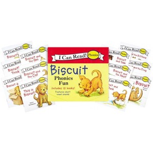 Biscuit 12-Book Phonics Fun! - (My First I Can Read) by  Alyssa Satin Capucilli (Paperback) - 1 of 1