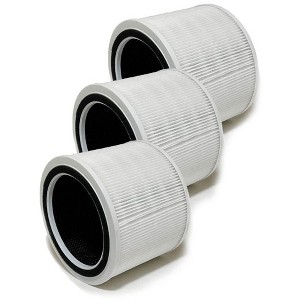 Nispira Core 200S 3-in-1 HEPA Activated Carbon Filter Replacement For LEVOIT Air Purifier Core 200S-RF, 3 Pack - 1 of 4