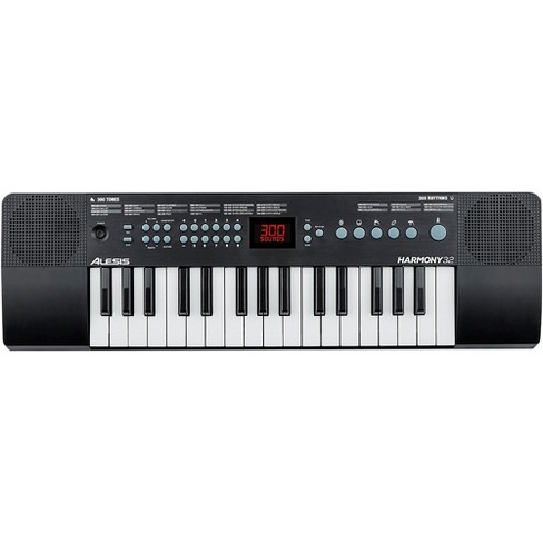 Hamzer 61-key Electronic Keyboard Portable Digital Music Piano With Lighted  Keys, Microphone, And Keynote Stickers : Target