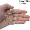 4E's Novelty Glass Heart Christmas Ornament 60mm/2.36" Clear Fillable Ornaments (12 Pack) – Shatterproof Clear Fillable Ornaments for Tree Decor - 4 of 4
